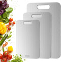 Titanium Cutting Board Set of 3 Double-Sided Non-Toxic Kitchen Chopping Boards Zevon