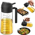 2-in-1 Glass Olive Oil Dispenser Bottle & Cooking Spray Mister Zevon